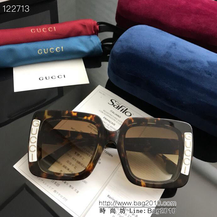 GUCCI古馳 19年春夏新品 GG0556S 方形大框太陽鏡 適合各種臉型 經典太陽鏡  lly1191